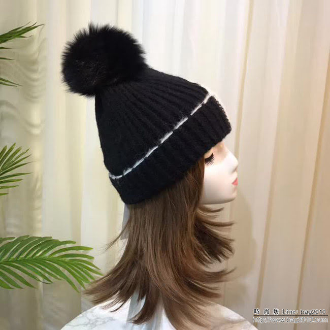 BALENCIAGA巴黎世家 秋冬新款 混色拼色針織帽 LLWJ5829